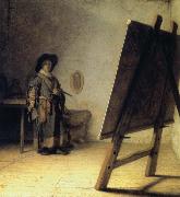 A Young Painter in His Studio REMBRANDT Harmenszoon van Rijn